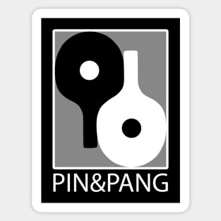 Ping Pong - Yin Yang Sticker